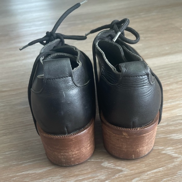 Vintage Michele Olivieri Block Heel Dress Shoes - Picture 5 of 7